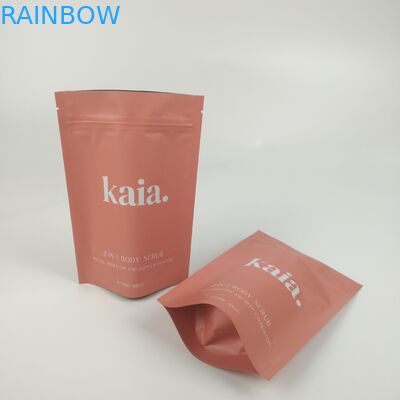 Kosmetische Plastic Tribune op de Zak Matt Finished Resealable van de Ritssluitingsbarrière