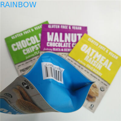 De Douane Plastic Digitale Gedrukte Tribune van suikergoedsnoepjes op Zakken met Ritssluitingsbovenkant