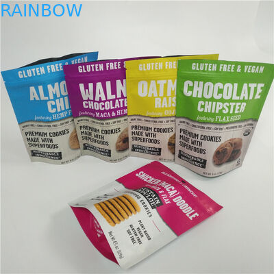 De Douane Plastic Digitale Gedrukte Tribune van suikergoedsnoepjes op Zakken met Ritssluitingsbovenkant