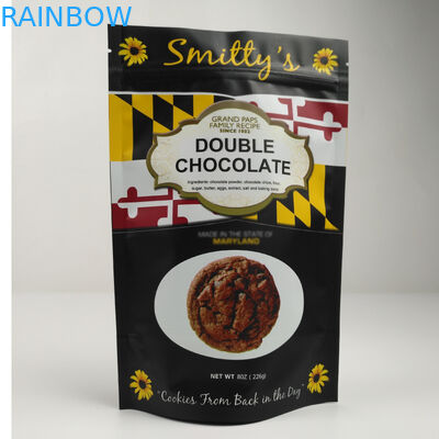 De Ritssluitingszakken van Eco Vriendschappelijke Matt Aluminum Foil Stand Up voor Notenvoedsel