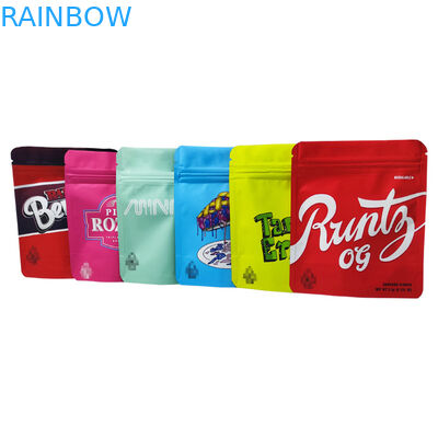 Van de het Bewijsritssluiting van de douane Resealable Geur van de de Zak Zachte Aanraking Eetbare Verpakkende Zakken Veilig voor kinderen van Mylar