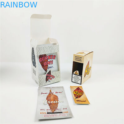 Aangepaste Logo Printed Paper-vakje het Document van het Bladkraftpapier van Grabba Vakjes voor Grabba-Blad