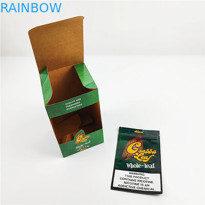 de douane drukte van de het bladglb Vertoning van aluminiumfolie de natuurlijke grabba verpakkende dozen voor de Verpakkende Doos van de hoedensigaar