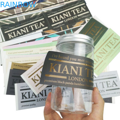 De unieke Aangepaste Zelfklevende Waterdichte van de het Waterfles van StickerVoedingsmiddelen Douane Logo Printed Labels Sticker