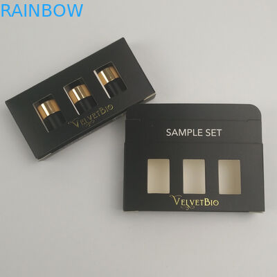 Van het de Buiskarton van douanelogo gold foil UV Gedrukt Rechthoekig Kosmetisch het Document Verpakkend Vakje voor de Huidzorg van het Essentieserum