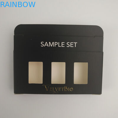 Van het de Buiskarton van douanelogo gold foil UV Gedrukt Rechthoekig Kosmetisch het Document Verpakkend Vakje voor de Huidzorg van het Essentieserum