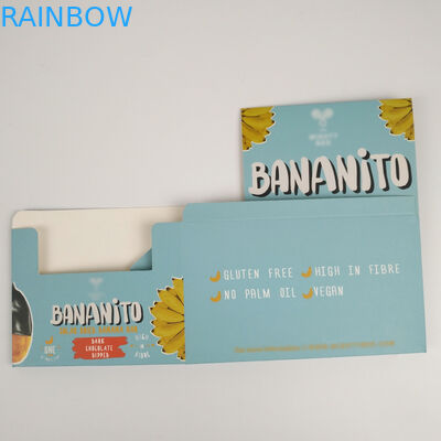 Douane die het Vakje van de de Scheur weg Vertoning van het Kartonkarton, Golf het Document van Kartonpdq Tegen Kleinhandelssnacks Verpakkend Vakje vouwen