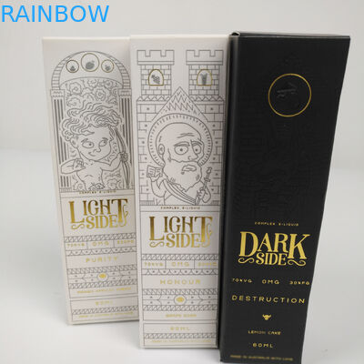 Douane In het groot Vouwbaar Klein Zwart Luxe Heet het Stempelen Gouden Kosmetisch Verpakkend het Document van de Foliegift Vakje