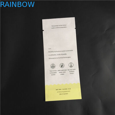 Het Document van Kraftpapier van de Ecovriend Biologisch afbreekbare PLA het Kruid Verpakkende Zakken van het Samengesteld levensmiddelpoeder Drie Zijverbindingszakken