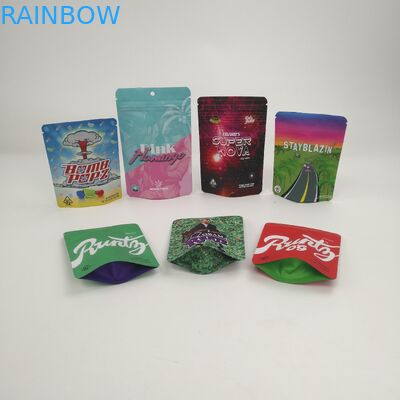 De aangepaste Tribune van embleem3.5g 7g 14g 28g 1pound Koekjes op Zakken voor de Cannabis Runtz van Kush Haze Herb CBD