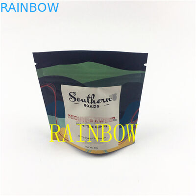 De douane drukte van het de bloemkoekje van 3.5g 7g 28g de Droge van het de geurbewijs edibles verpakkende zakken van de het zaadzak mylar