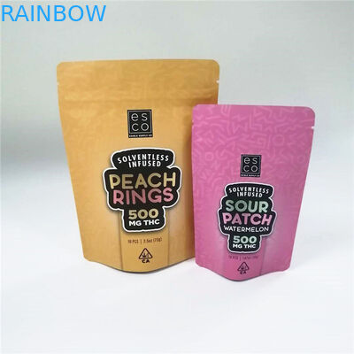 Van het de Geurbewijs van MOPP CMYK Mylar de Tribune van de Zakcbd Thc op Ritssluitingszak