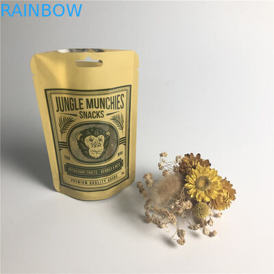 PA1.5c AL 0.7C Matt Snack Packaging Bags Stand op MPET