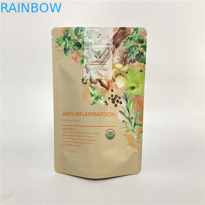 Cmyk1.2c MPET Tribune op de PA van de Ritssluitingszak 1.5C voor Thee/Koffie