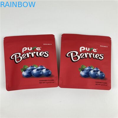 Van de de Cannabisbloem van BOPP VMPET 1/8oz van de de Zak3.5g Cbd Ritssluiting Verpakkende de Foliezak