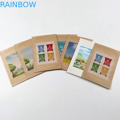 Maïszetmeelsgs MOPP 50mic Fruitdocument Verpakkende Gevoerde Zak PLA