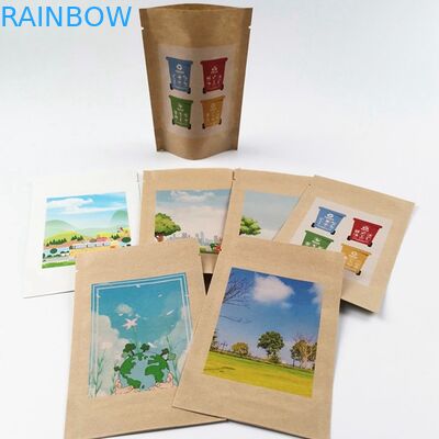 Maïszetmeelsgs MOPP 50mic Fruitdocument Verpakkende Gevoerde Zak PLA