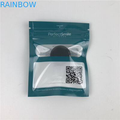 Onzichtbare Aligners CMYK MOPP Opnieuw te gebruiken Mylar Zakken 120mic met Duidelijk Front Window