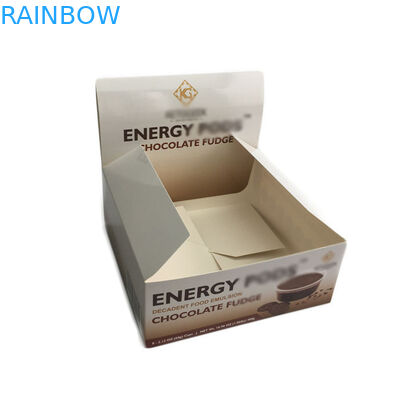 Het Document van de snackiso CMYK Vertoning Verpakkende Vakje 350G Ivoorraad vmpet