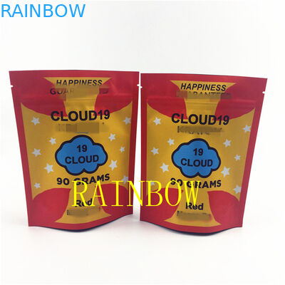 Van het Koekjeszakken VMPET van FDA 120mic Plastic Mylar Edibles van de het Zaadfolie de Ritssluitingszak