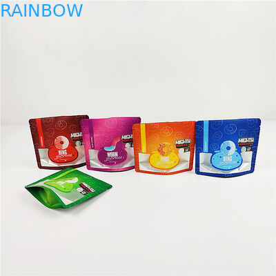 Van de de Gravuredruk van 3.SA8000 QS CBD van het de Geurbewijs de Zakken 100mic Matte Clear Mylar Bags