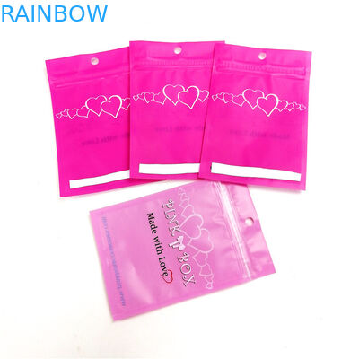 De douane drukte Duidelijke Juwelen Mylar Matte Packaging Bags For Hair Accesaories/Juwelen/Aligners/Armbanden