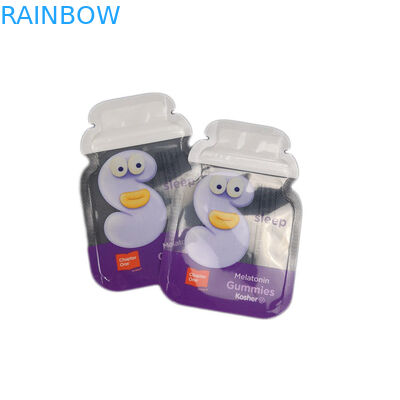 Cb Douanevorm 3 Zijverbindingsfolie die Kleverige de Douane Plastic Zakken verpakt die van de Suikergoed Vlakke Zak Ritssluitingszak verpakken