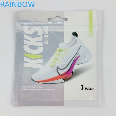 Opnieuw te gebruiken Plastic Verpakkende Zakken Drie van Mini Zipper Pouch Shoe Pad Zijverbindingszak voor Schoenveters