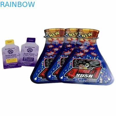 Het digitale van de Vorm Kleine Plastic Vlakke Zakken CBD van de Drukdouane van de het Suikergoedsnack Kleverige Sachet van de de ZakPindakaas