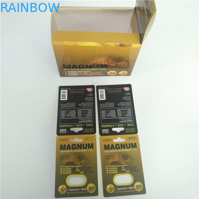 De Pillen die van het Pantonegeslacht Kaartrinoceros 69 verpakken 3D Lenticular Verpakkende Kaart