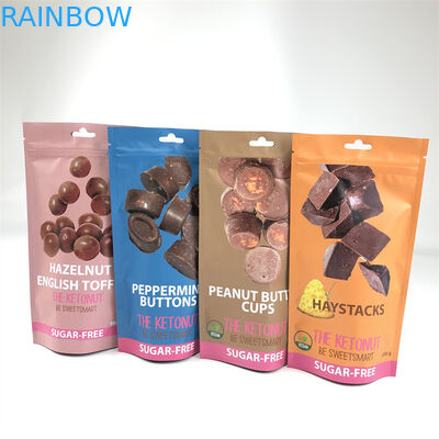 De Ritssluitingstribune van CMYK 110mic op van het de Hennepkind van Zakedibles de Zakken van het Bewijsmylar