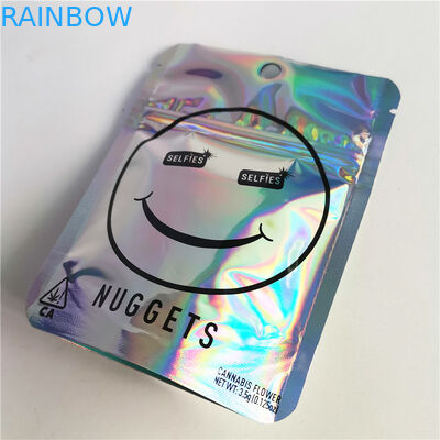 de Kruidenwierook die van 3.5g Cbd de Ritssluitingszak verpakken van Matte Glossy 12C VMPET Cbd