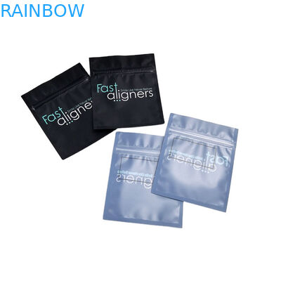 De transparante Aligners van Front Reusable Zipper Bags MOPP CMYK Verpakkende Zakken van Mylar