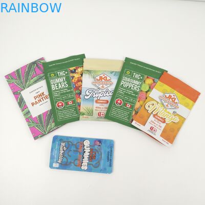 Van de Gravuredoypack van CMYK 200mic Matte Aluminum Foil Pouches VMPET de Ritssluitingszak