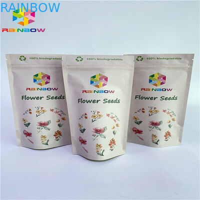 Pa1.5c 80mic Kraftpapier Document Gelamineerde de Noot Verpakkende Zakken van de Ritssluitingszak Vmpet