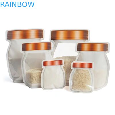 Van de de Zadencbd Bloem van Mason Jar Pouches For CBD Zakken van de het Blad Onregelmatige Verpakking van Gummies THC Indica met Ritssluiting