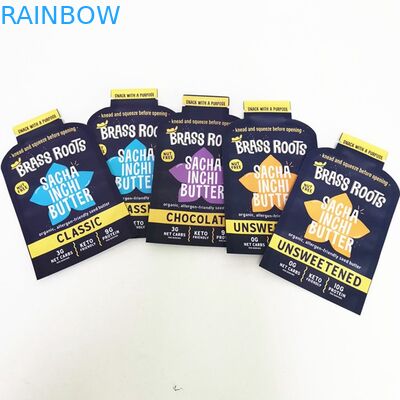 De digitale van de de Vormkokosnoot van de Drukdouane van het de Oliesachet van de het Voedsel Vlakke Zak van Mylar Zak van het de Snacksuikergoed voor Onkruidbloem