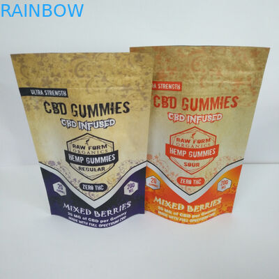 van het de Zaksuikergoed van 150mg THC CBD Sugar Doypack Candies Gummies Packaging de Verpakkende Zak van Gummies