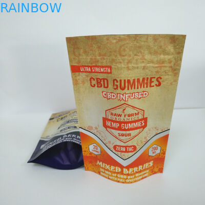 van het de Zaksuikergoed van 150mg THC CBD Sugar Doypack Candies Gummies Packaging de Verpakkende Zak van Gummies