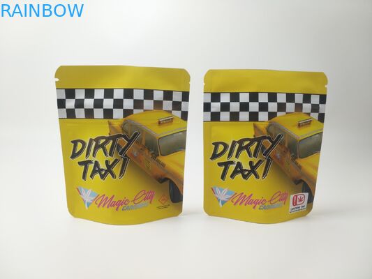 4X6 de Ritssluiting van duimmylar doet het Folie Gevoerde Zwitserse Onkruid van THC in zakken CBD