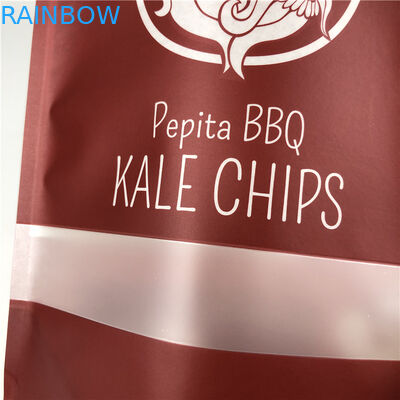 Aluminiumvoedsel Verpakkingszak Matte Effect Plastic Laminated Stand op Thee Gemengde Veggies-Zakzakken voor Spaanders