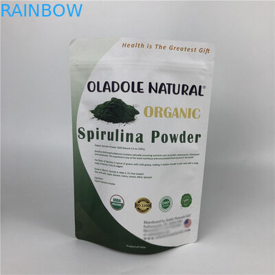 Het Document van de Zak Witte Kraftpapier van Chips Zip Lock Stand Up van de douanedruk Zakken