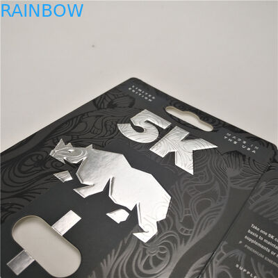 200mic van de de Kaart Mannelijke Verhoging van de pillenvertoning de Prestatiesrinoceros 8 11 25 CMYK