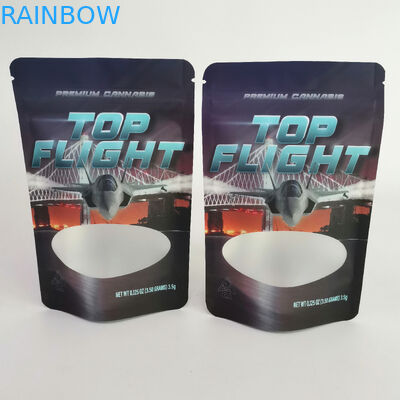 Gelamineerde Hoekplaat Kruidenwierook Verpakkingshitte Verzegelbare Plastic Runtz