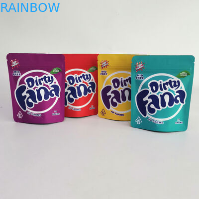 De Gravure van het Bewijsruntz 7g 35g CMYK van Ediblesmatte mylar aluminium bag smell