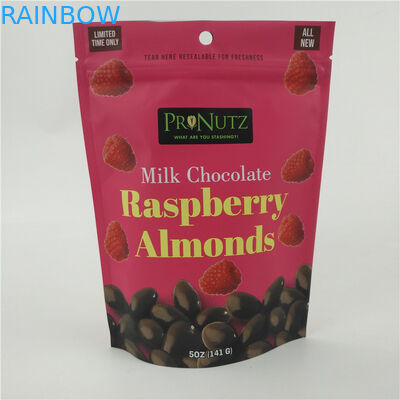 Eetbare de Plastic Zakhitte van VMPET CMYK - de verzegelde Spaanders 1.2C van Chocoladenoten