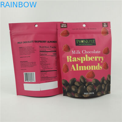 Eetbare de Plastic Zakhitte van VMPET CMYK - de verzegelde Spaanders 1.2C van Chocoladenoten