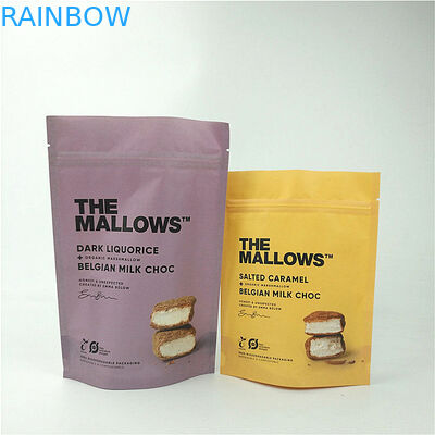 Het Document van Kraftpapier van de snacksmelkchocola Tribune op Zak Gelamineerde MOPP-HUISDIERENpe