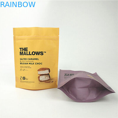 Het Document van Kraftpapier van de snacksmelkchocola Tribune op Zak Gelamineerde MOPP-HUISDIERENpe