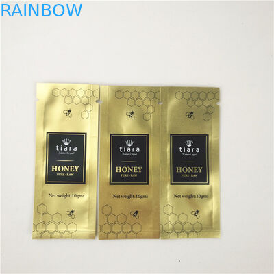 Honey Syrup Three Side Seal-Zakken CMYK die 10C Gravnre duurzame resealable drukken